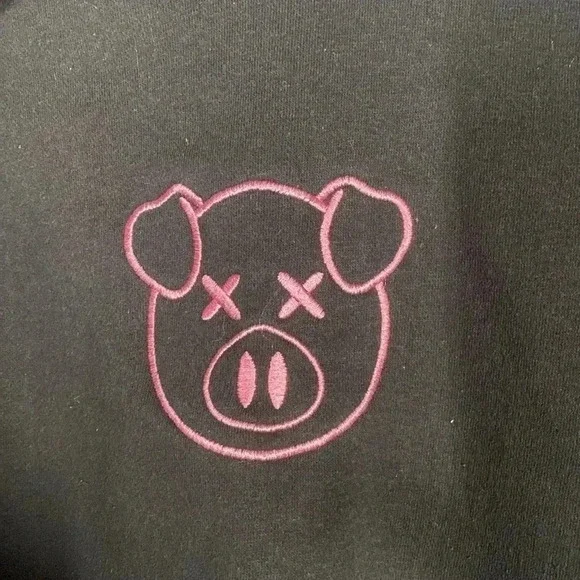 Shane Dawson Hoodie Cropped Black Small - Picture 2 of 7